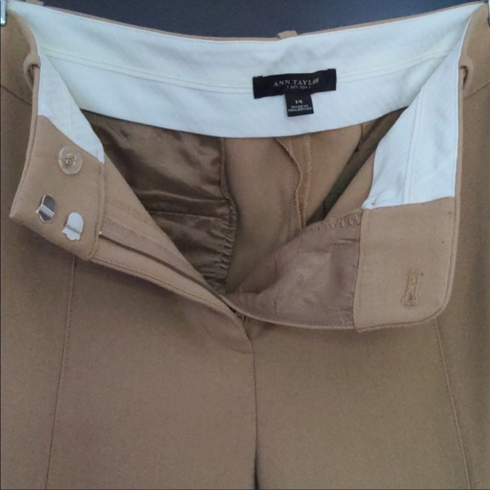 Ann Taylor Tan Trousers